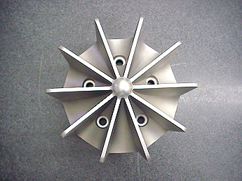 Aerospace stainless steel EDM impeller parts & component