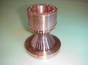 EDM in copper rocket motor